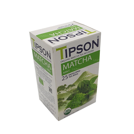 Tipson Tea オーガニック抹茶とミント (37.5g)