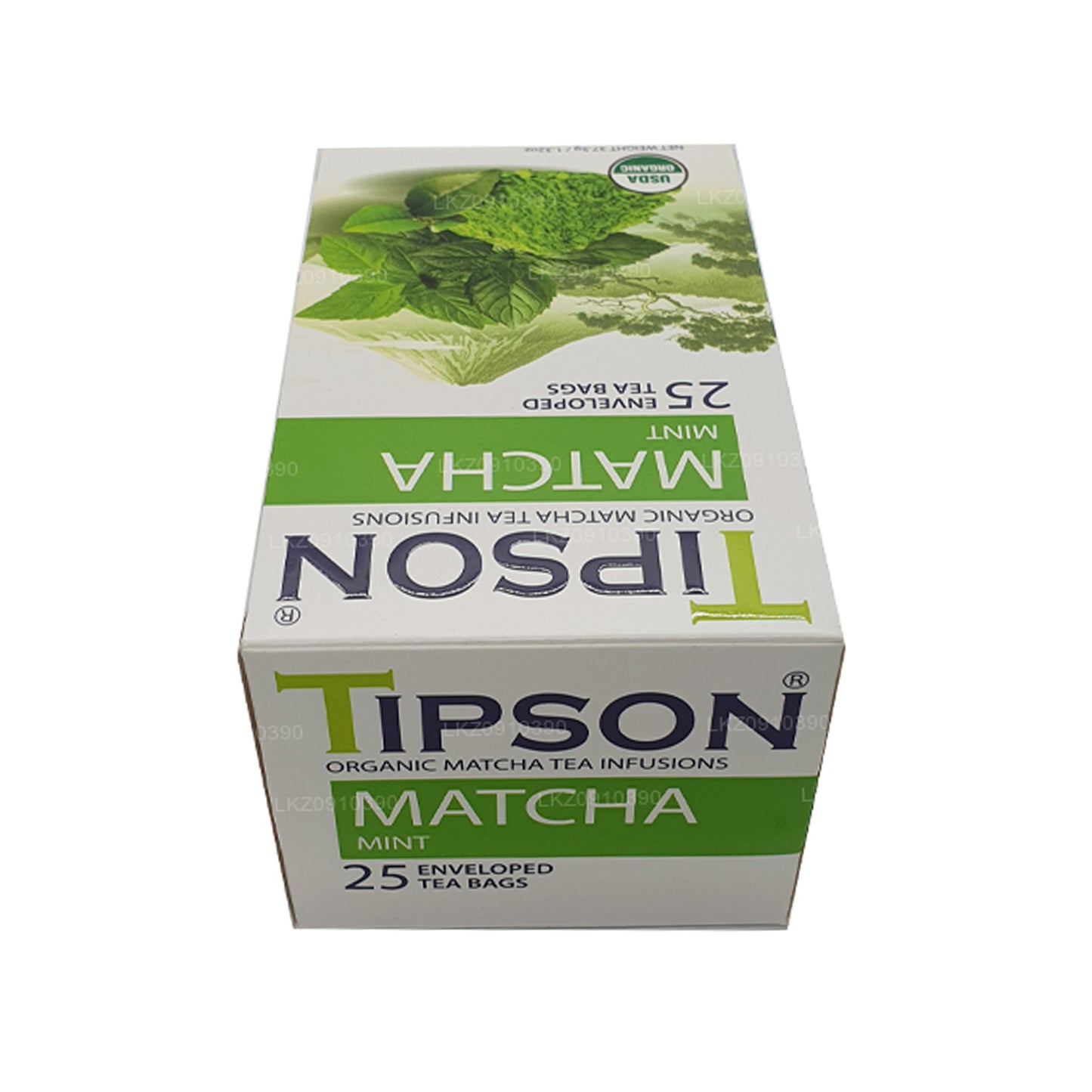 Tipson Tea オーガニック抹茶とミント (37.5g)