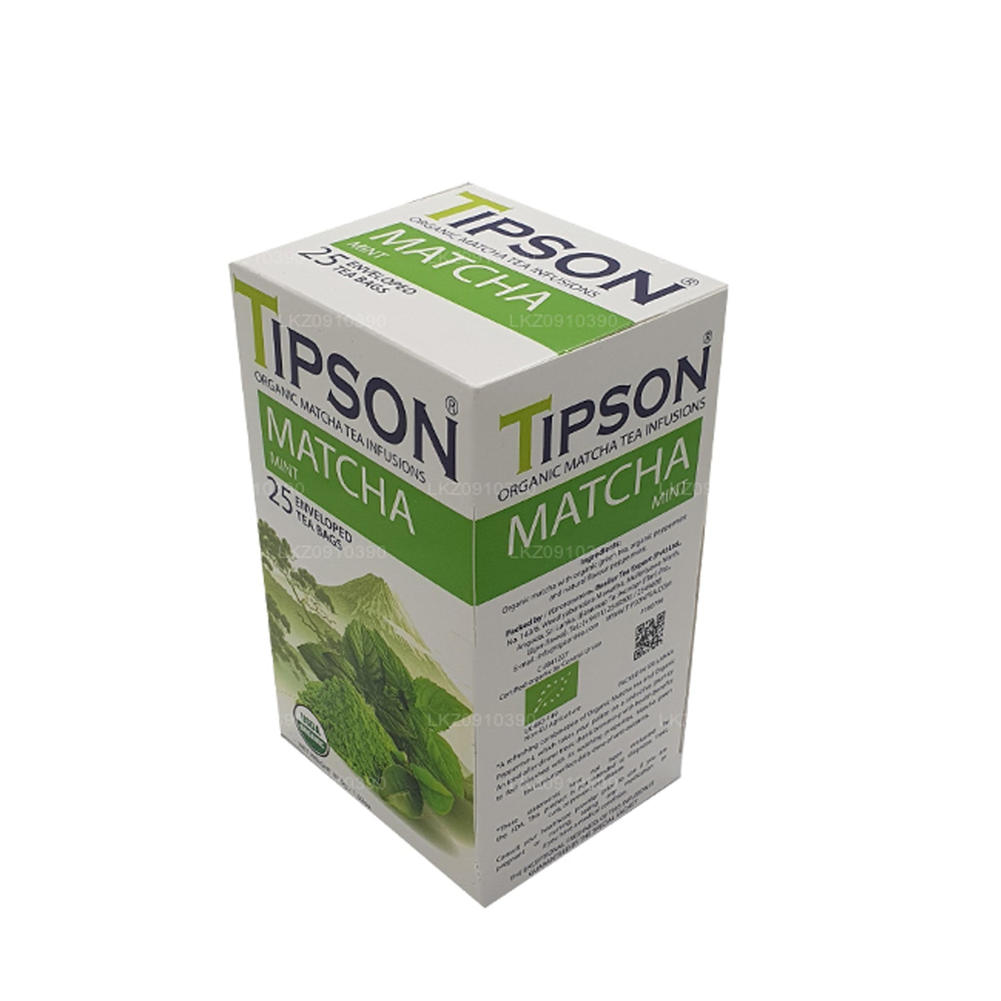 Tipson Tea オーガニック抹茶とミント (37.5g)