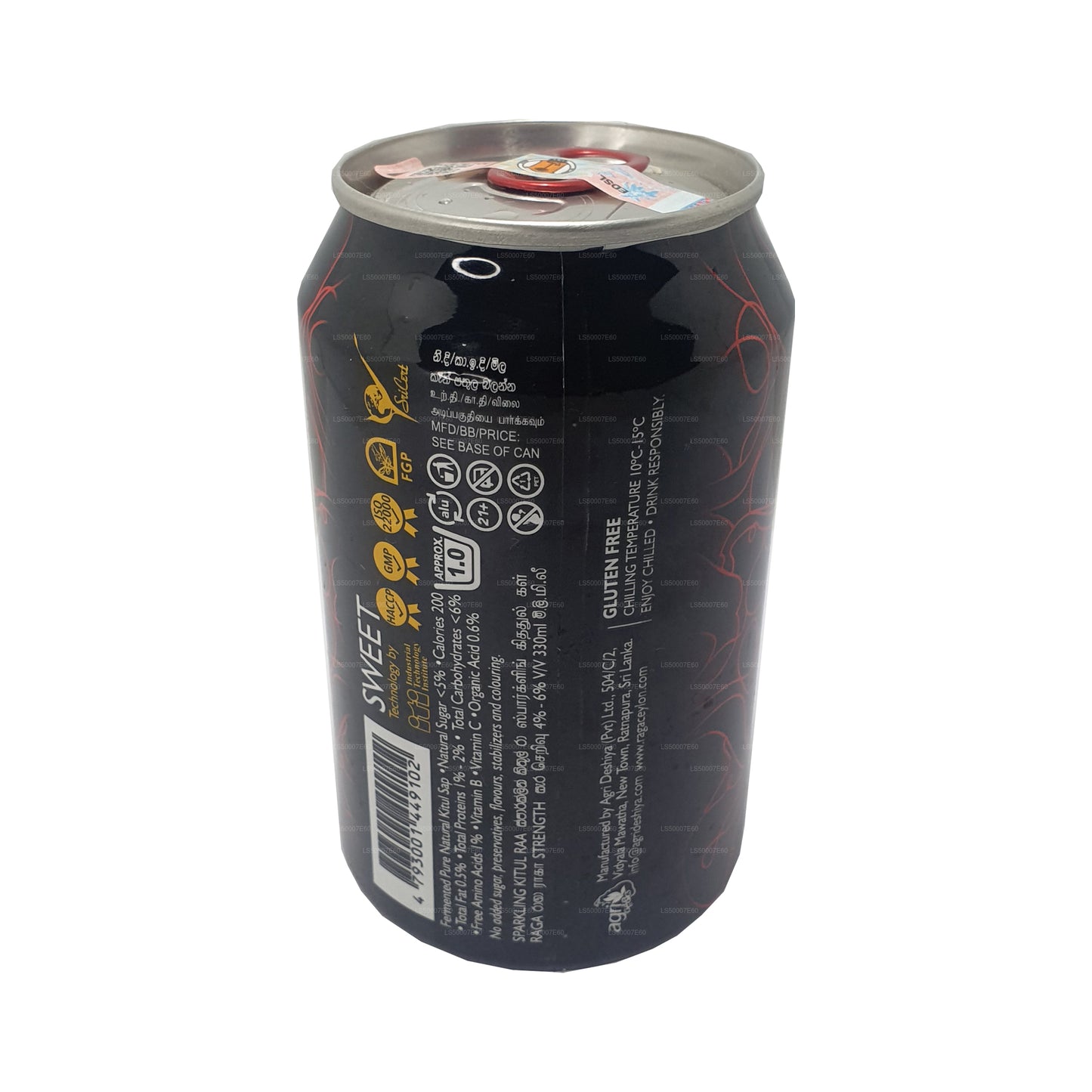 ラガスパークリングキトゥルラーオブセイロン (330ml)