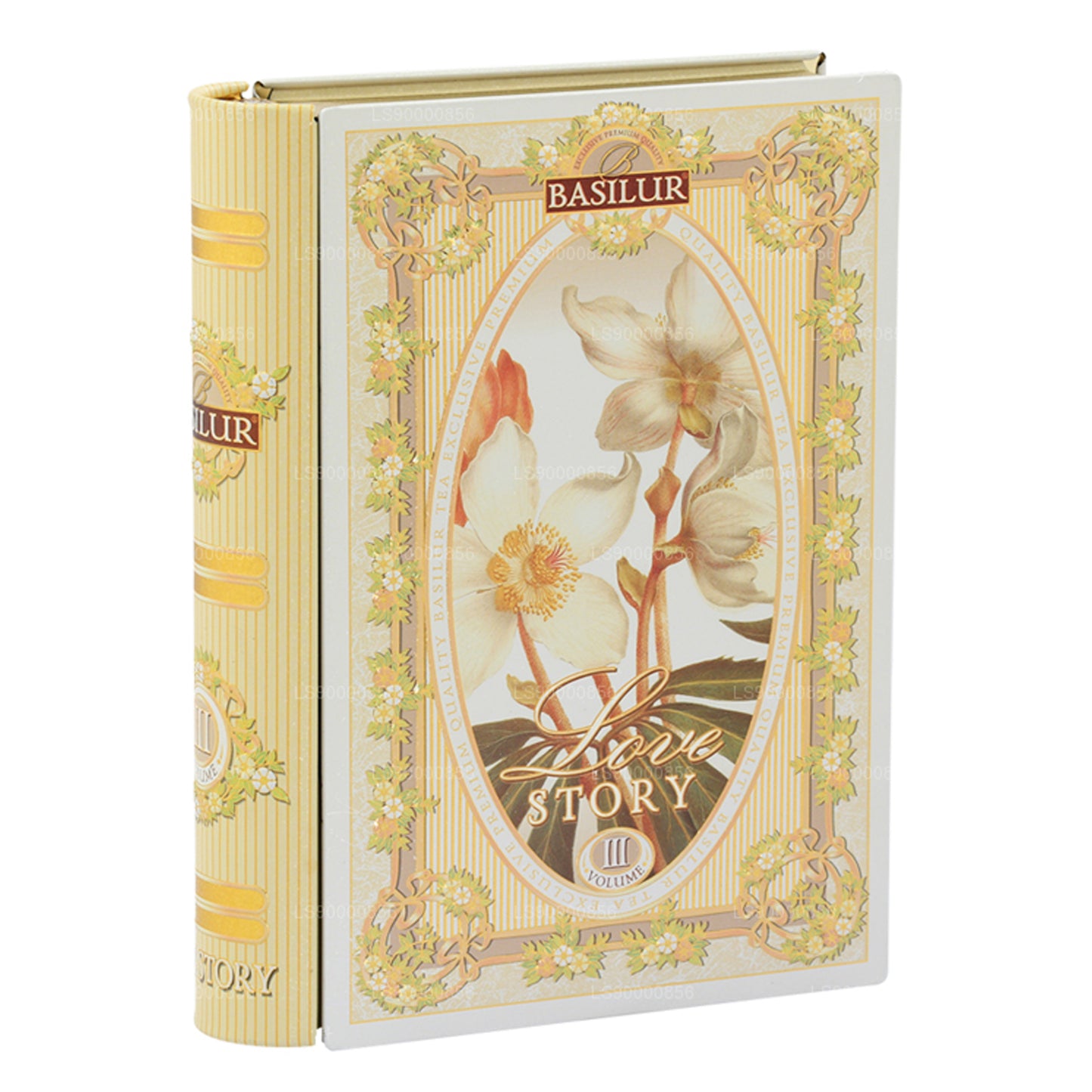 Basilur Tea Book "Love Story - Volume III" (100g) キャディ