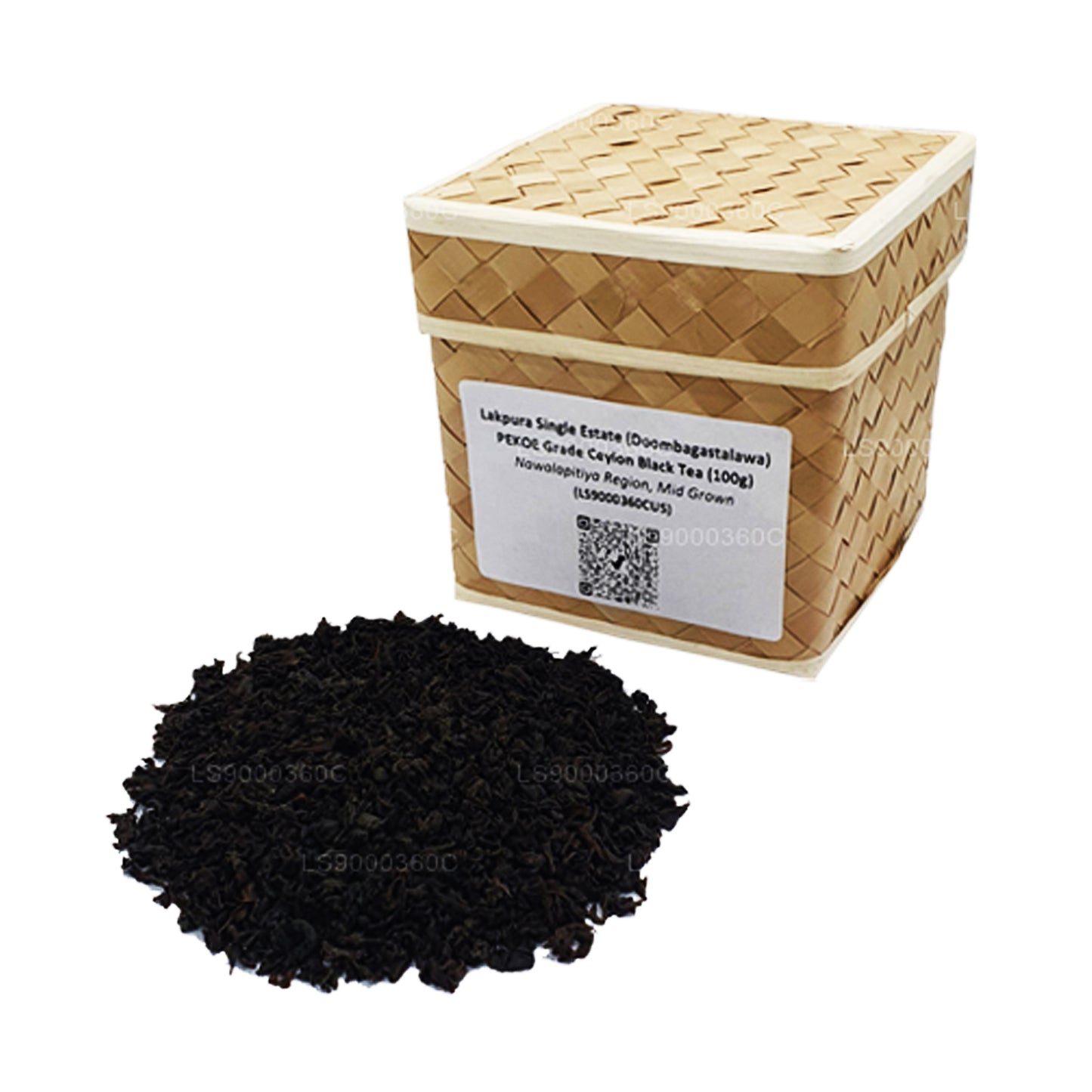 Lakpura シングルエステート (ドゥームバガスタラワ) PEKOE グレードセイロン紅茶 (100g)