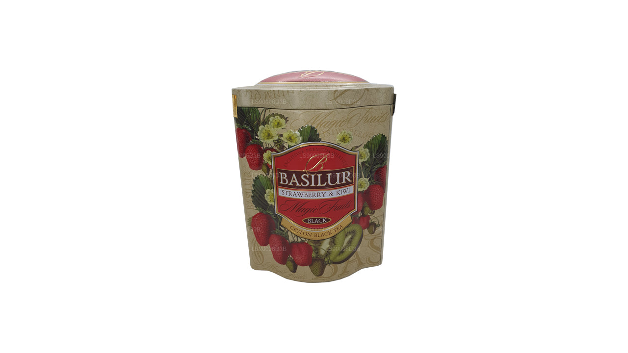 Basilur ストロベリー&キウイマジックフルーツ缶キャディー (100g)