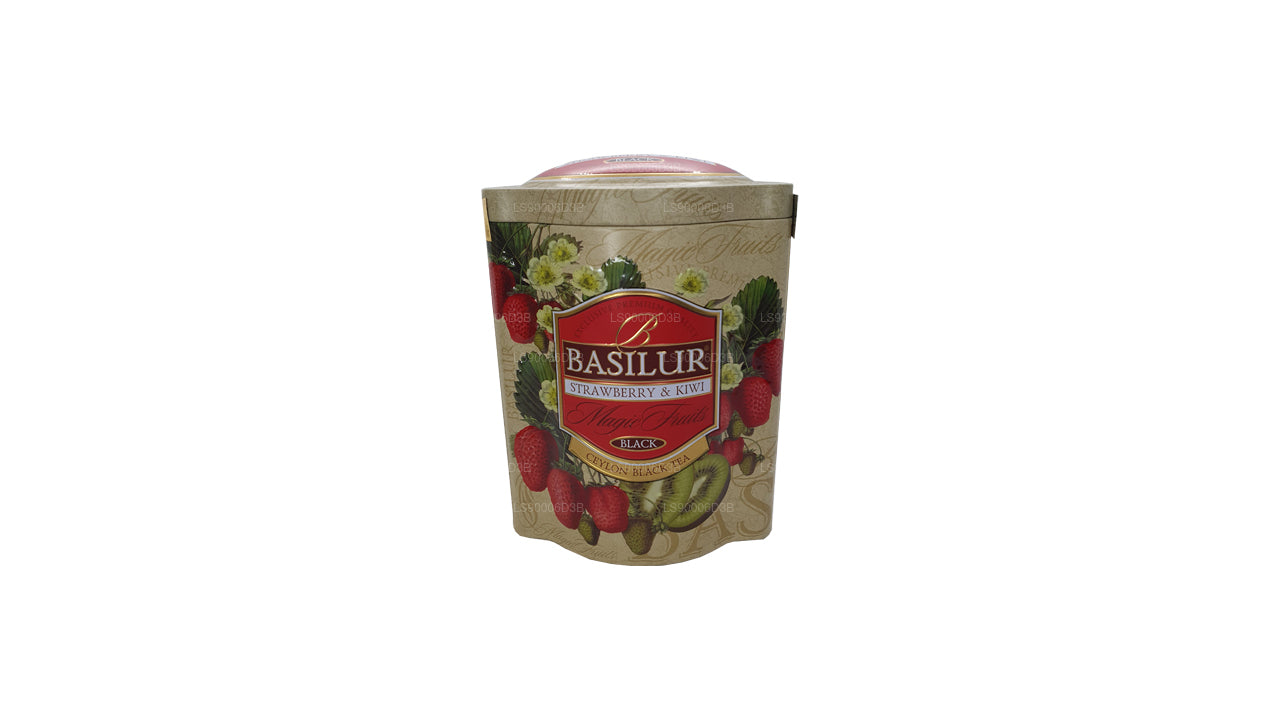 Basilur ストロベリー&キウイマジックフルーツ缶キャディー (100g)