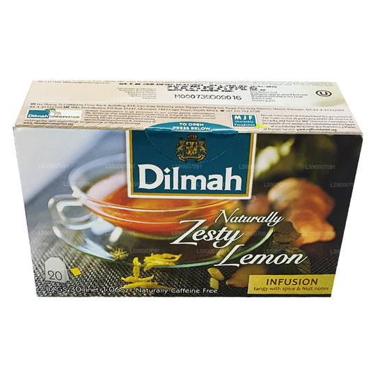 Dilmah ナチュラリーゼスティレモン (30g) 20ティーバッグ