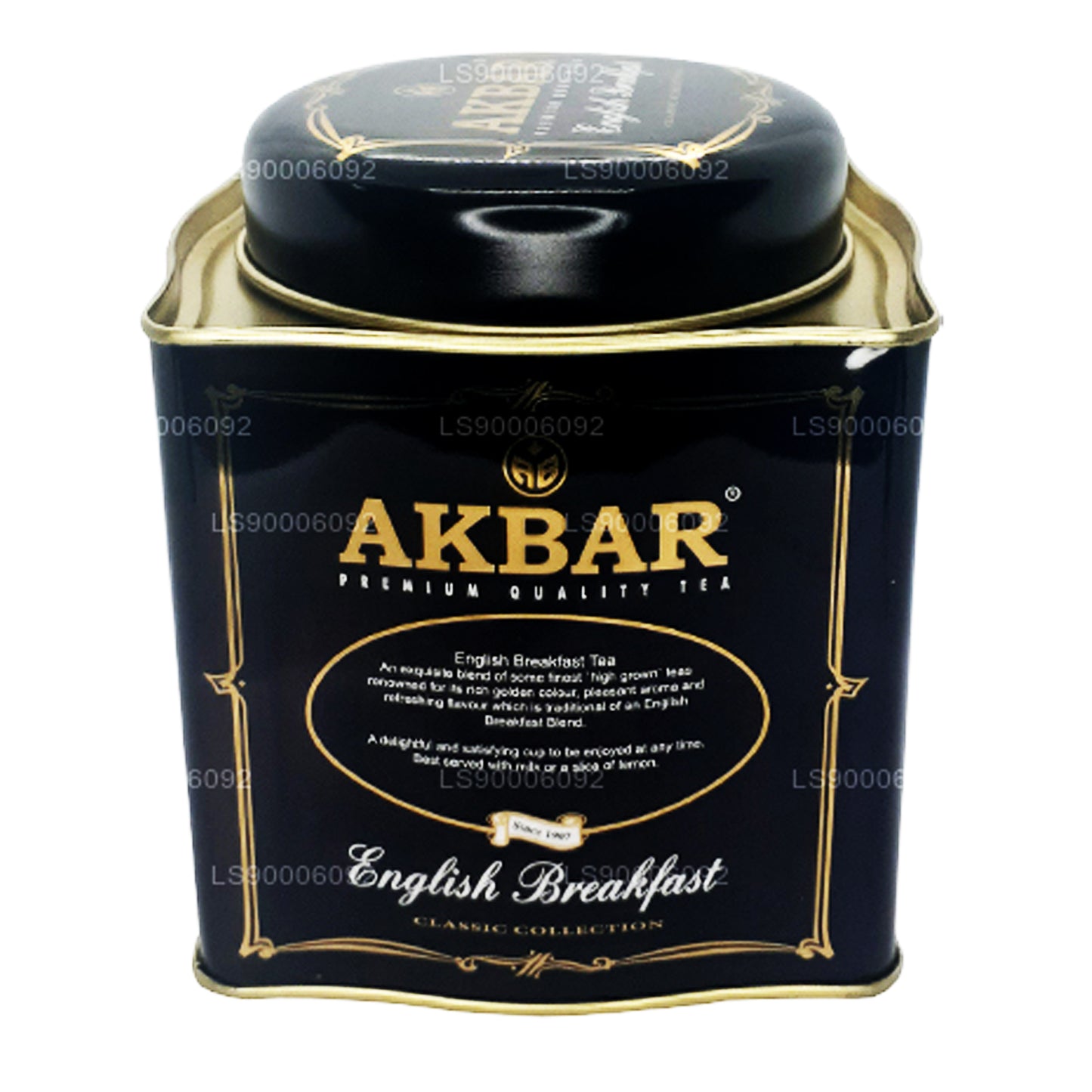 アクバル クラシック イングリッシュ ブレックファースト リーフ ティー (250g) 缶