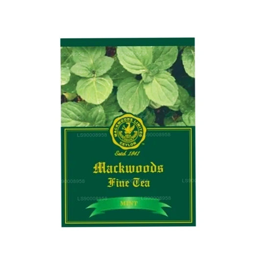 Mackwoods ミントフレーバーセイロン紅茶 (50g) 25カウントティーバッグ