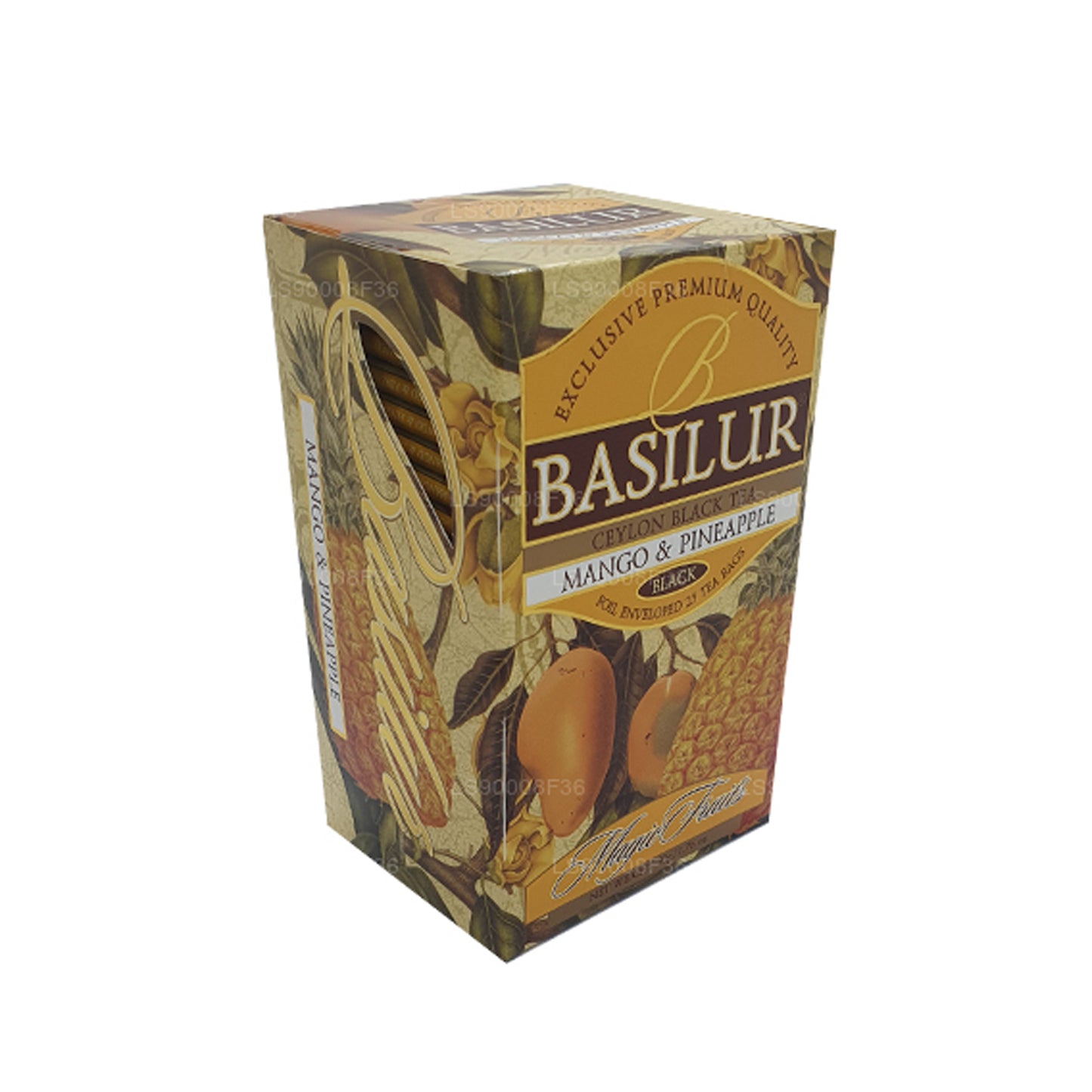 Basilur マジックフルーツマンゴーとパイナップル (50g) 25ティーバッグ