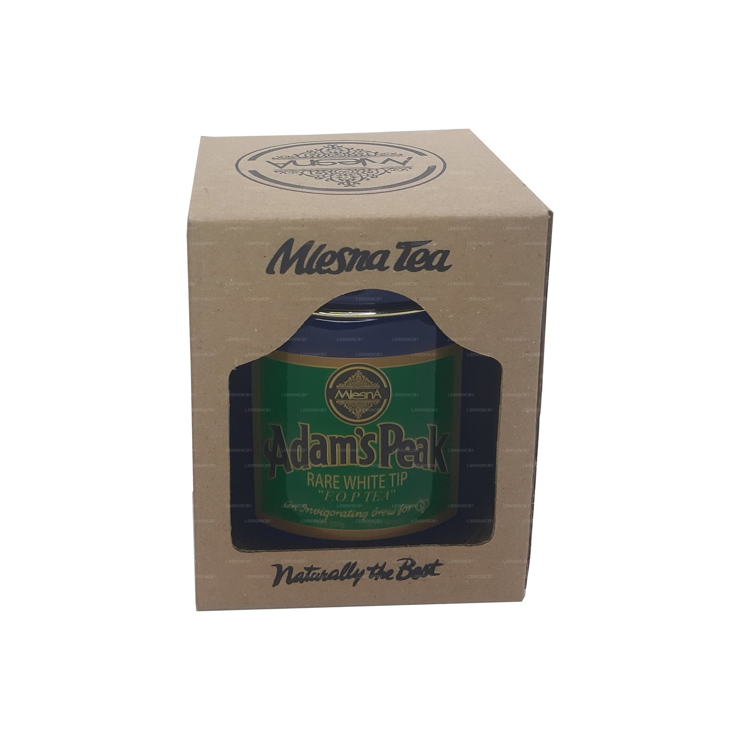 Mlesna Tea Adam's Peak レアホワイトチップ FOP リーフティーインメタルキャディー (100g)