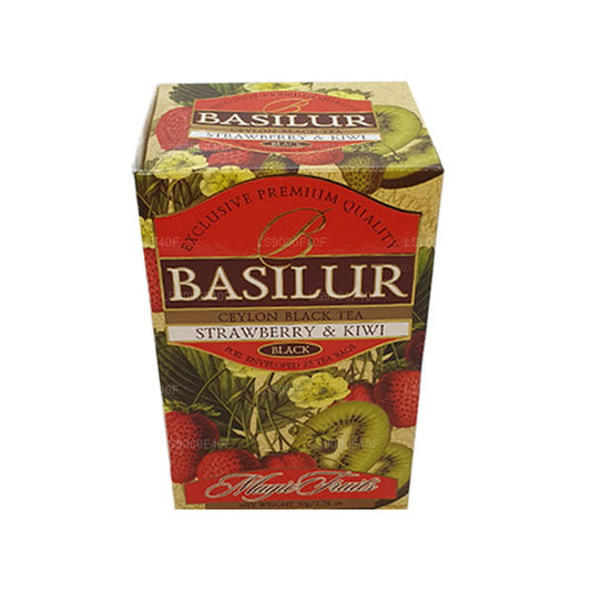 Basilur ストロベリーとキウイ (50g) ティーバッグ20個