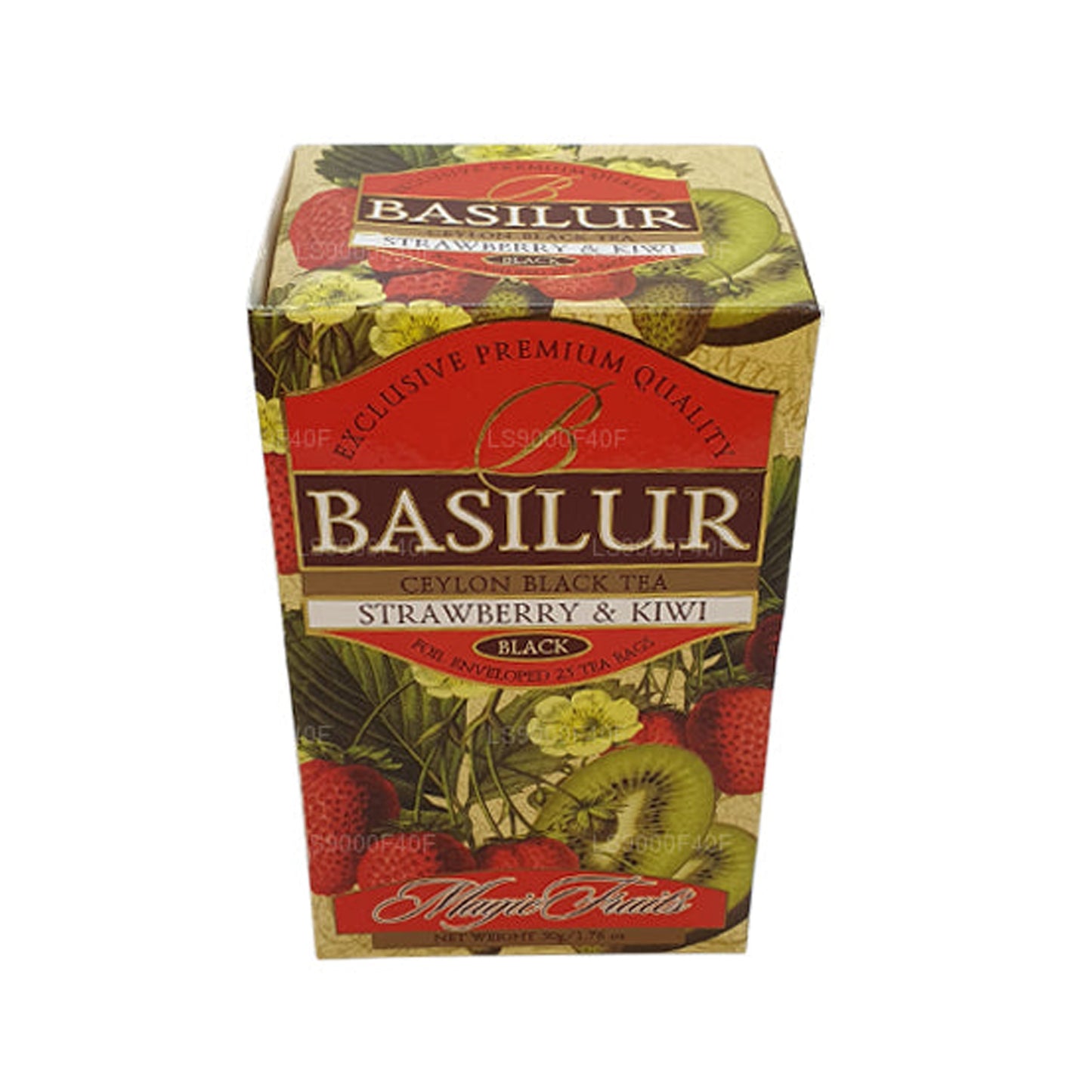 Basilur ストロベリーとキウイ (50g) ティーバッグ20個