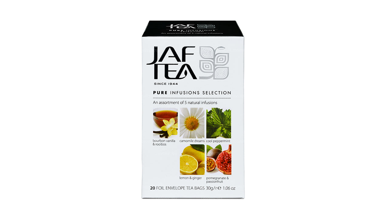 Jaf Tea Pure Infusions セレクション ホイルエンベロープ ティーバッグ (30g)