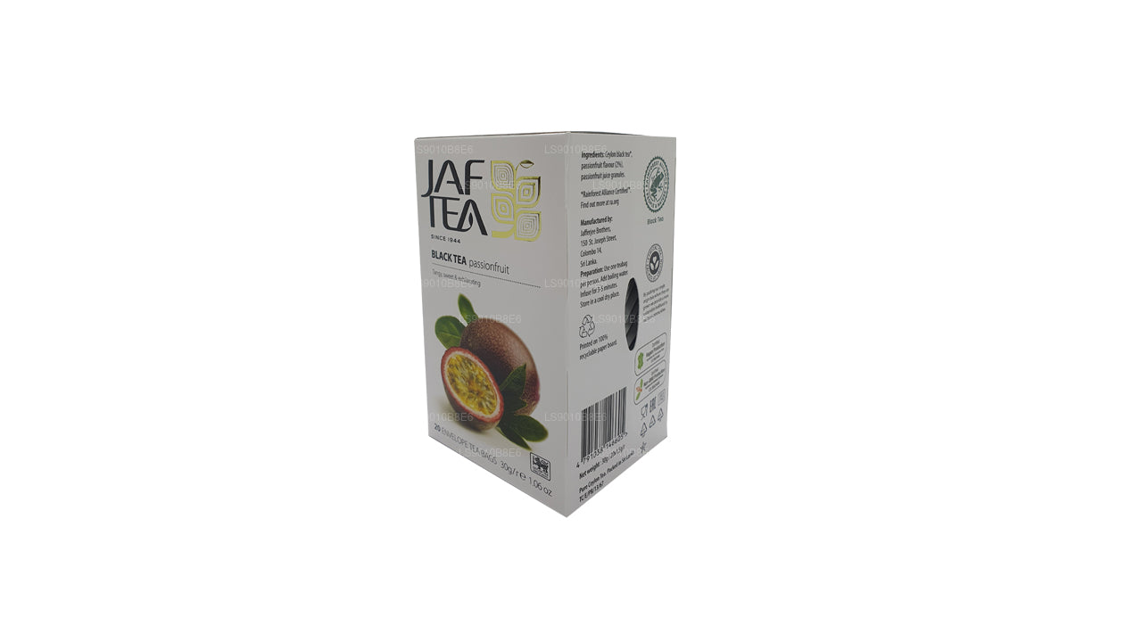 Jaf Tea ピュアフルーツコレクションブラックティーパッションフルーツホイルエンベロープティーバッグ (30g)
