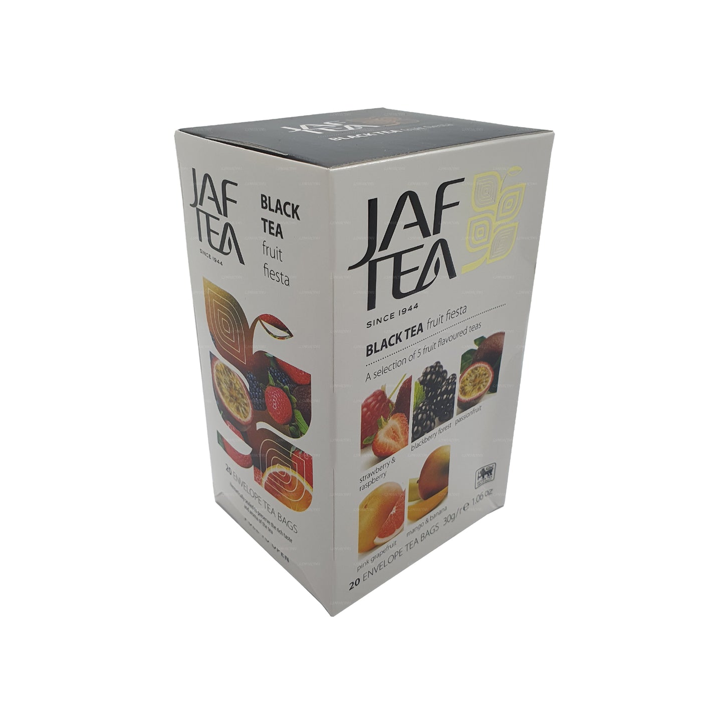 Jaf Tea ピュアフルーツコレクションブラックティーフルーツフィエスタ (30g) 20ティーバッグ