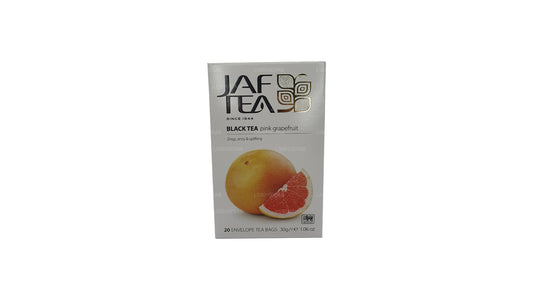 Jaf Tea ピュアフルーツコレクションブラックティーピンクグレープフルーツホイルエンベロープティーバッグ (30g)
