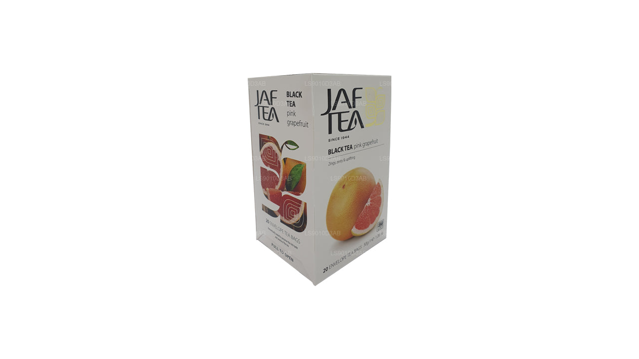 Jaf Tea ピュアフルーツコレクションブラックティーピンクグレープフルーツホイルエンベロープティーバッグ (30g)
