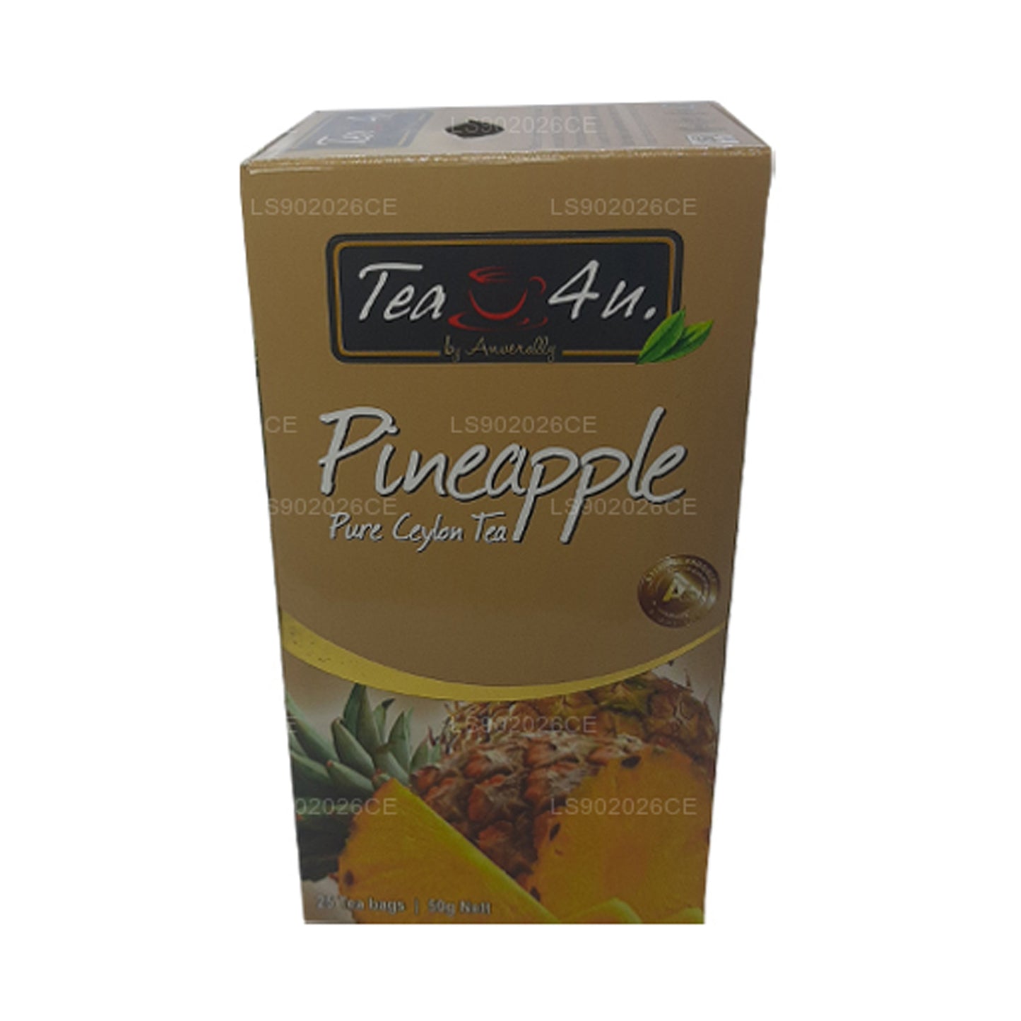 Tea4U パイナップル ピュアセイロン ティー (50g) 25 ティーバッグ