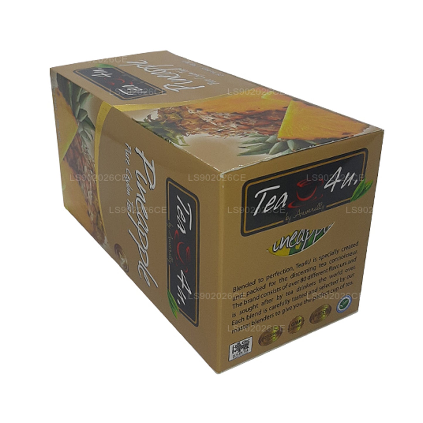 Tea4U パイナップル ピュアセイロン ティー (50g) 25 ティーバッグ