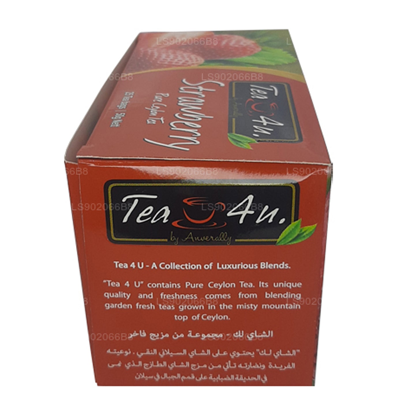 Tea4U ストロベリーピュアセイロンティー (50g) 25ティーバッグ