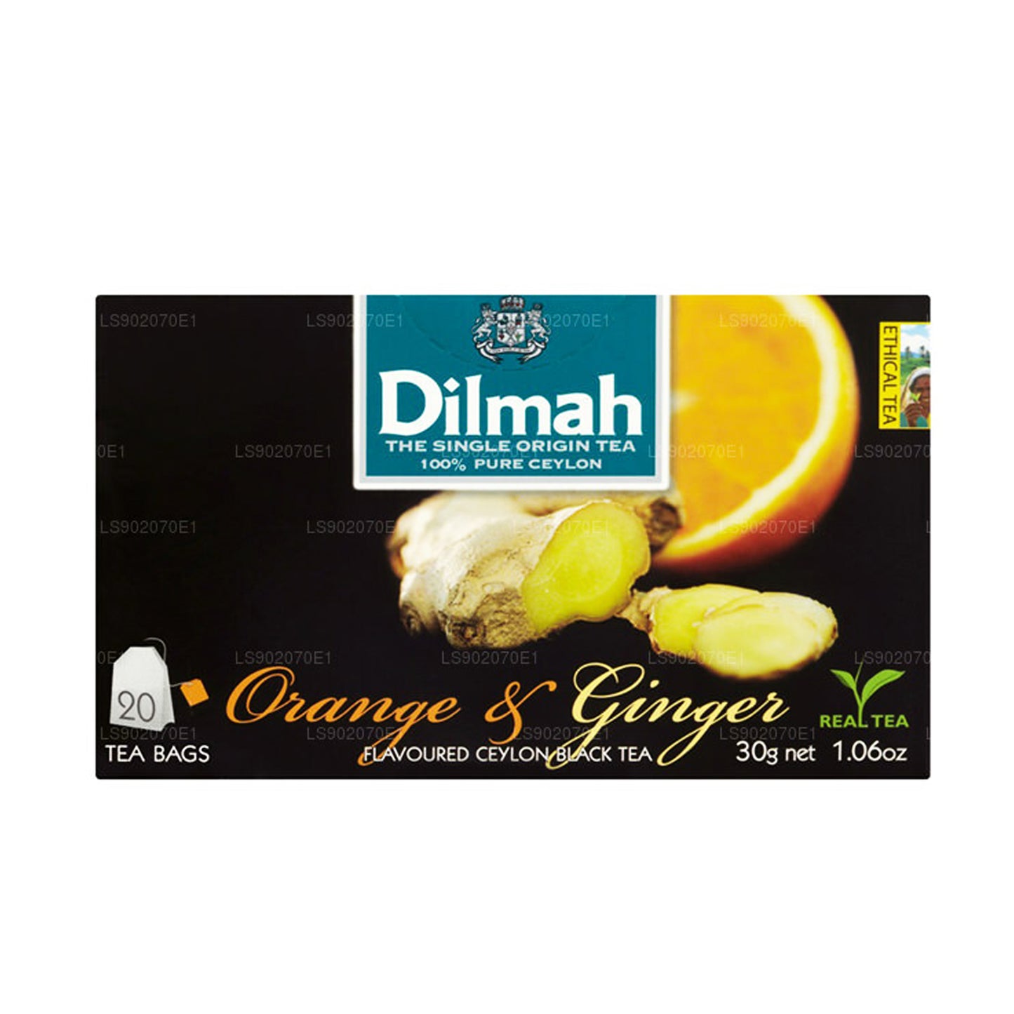 Dilmah オレンジとジンジャーフレーバーティー (30g) ティーバッグ20個
