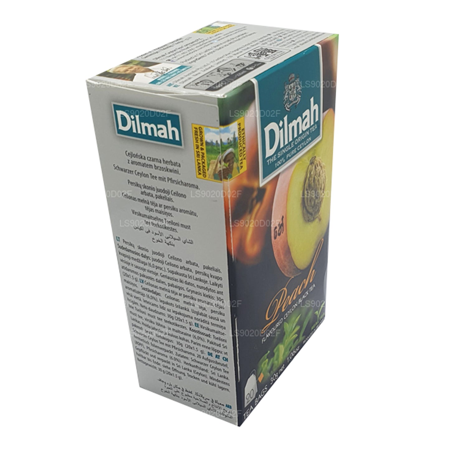 Dilmah ピーチフレーバーセイロン紅茶 (30g) ティーバッグ20個