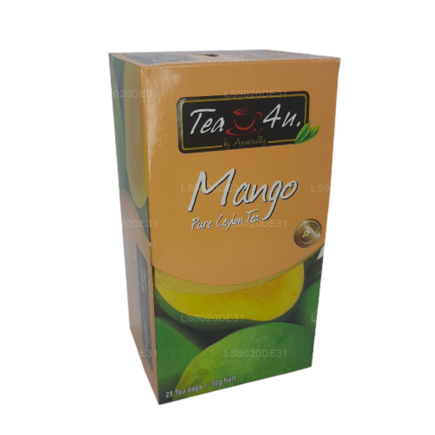 Tea4U マンゴーピュアセイロンティー (50g) 25ティーバッグ