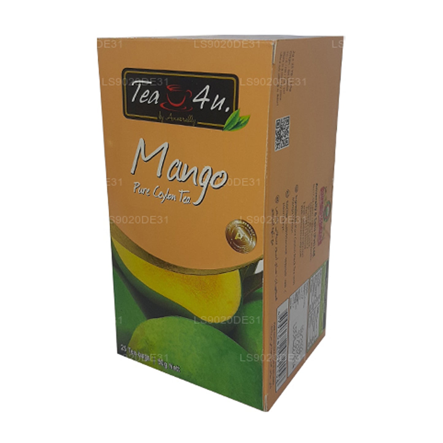 Tea4U マンゴーピュアセイロンティー (50g) 25ティーバッグ