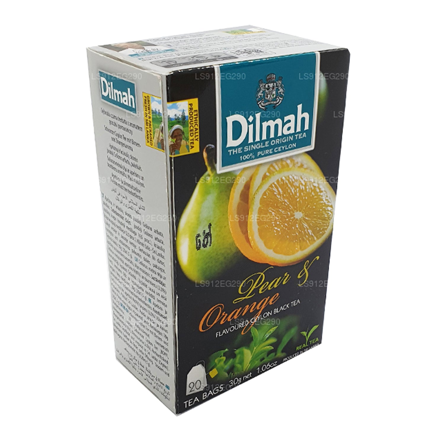Dilmah 洋ナシとオレンジフレーバーのセイロン紅茶 (30g) ティーバッグ20個