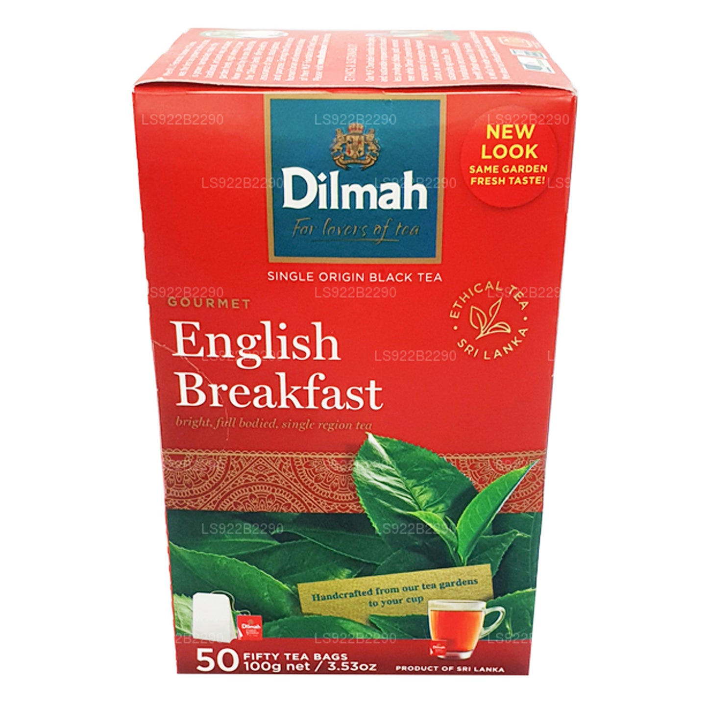 Dilmah イングリッシュブレックファストティー、ティーバッグ50個 (100g)