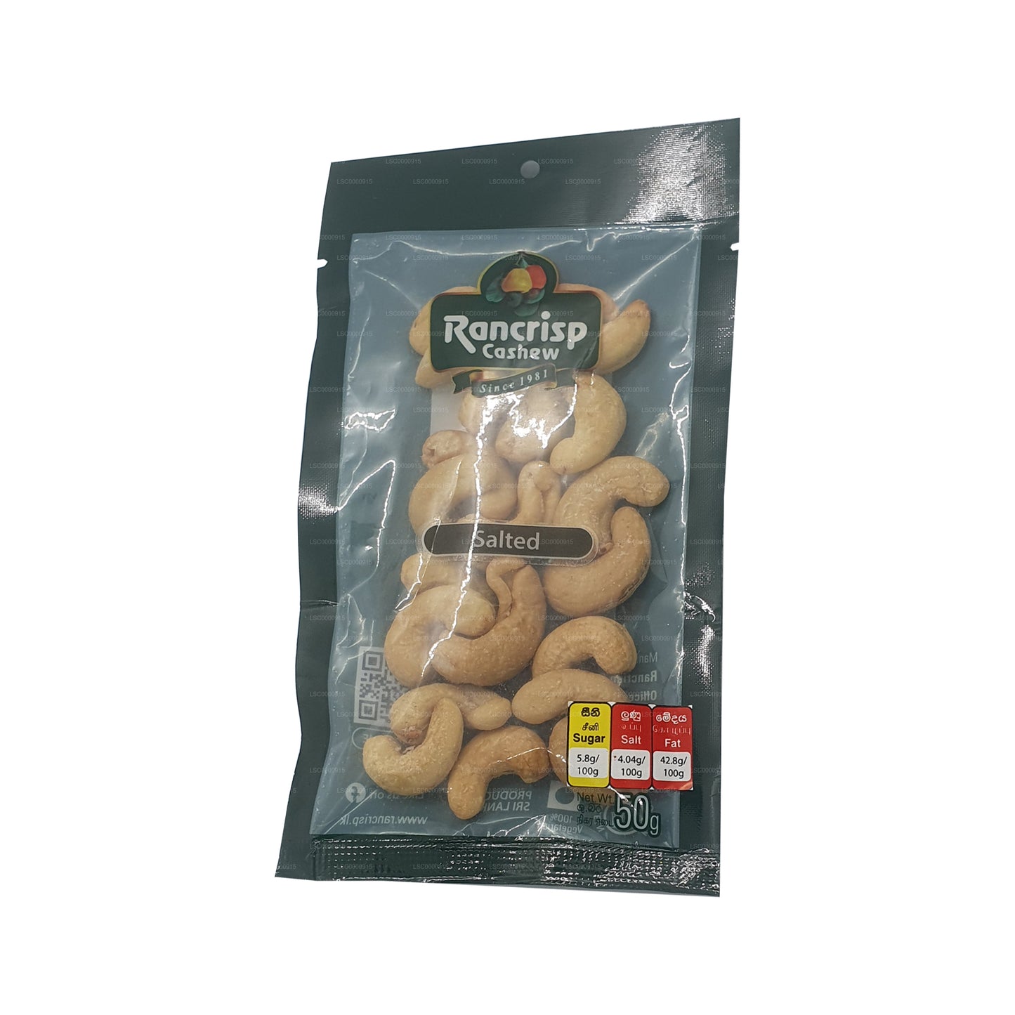 Rancrisp Salted Cashew Nuts (50g)