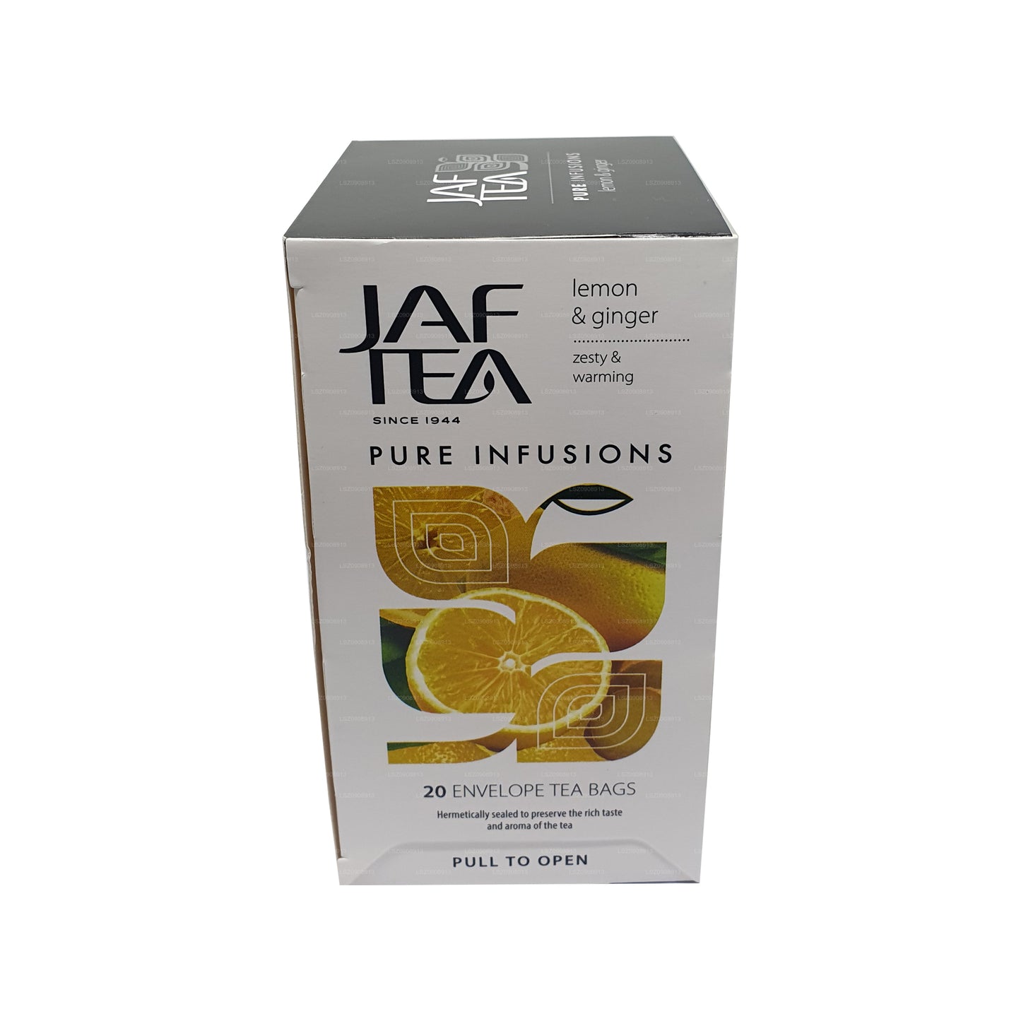 Jaf Tea Pure Infusions Collection レモン＆ジンジャー ホイルエンベロープ ティーバッグ (30g)