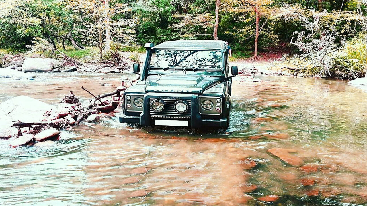 エラ発ウィサリ エラ滝への 4WD ツアー