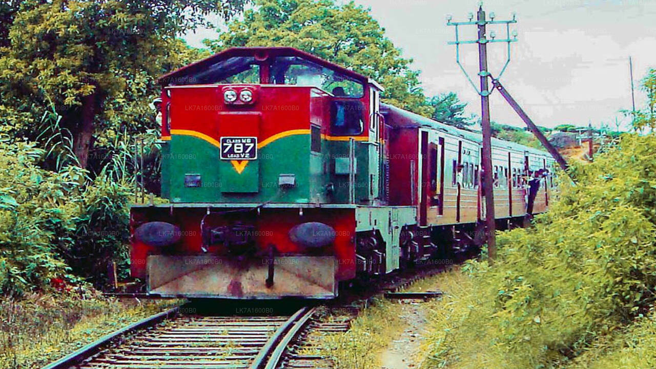 コロンボからバドゥッラまで電車で移動（電車番号：1015「ウダラタ・メニケ」）