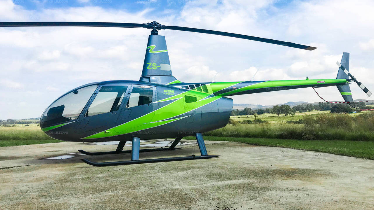 ネゴンボからヘリコプターでアヌラーダプラを発見