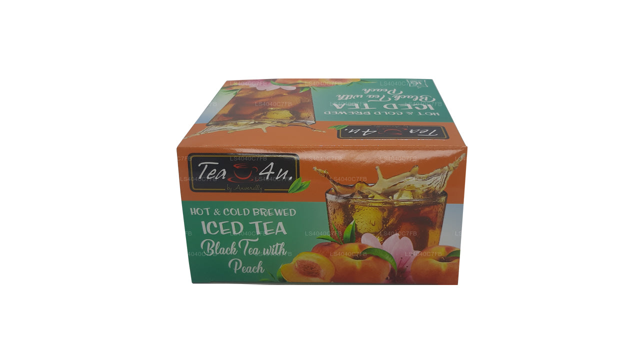 Tea4U アイスティー ピーチ入り紅茶 (10個) ティーバッグ