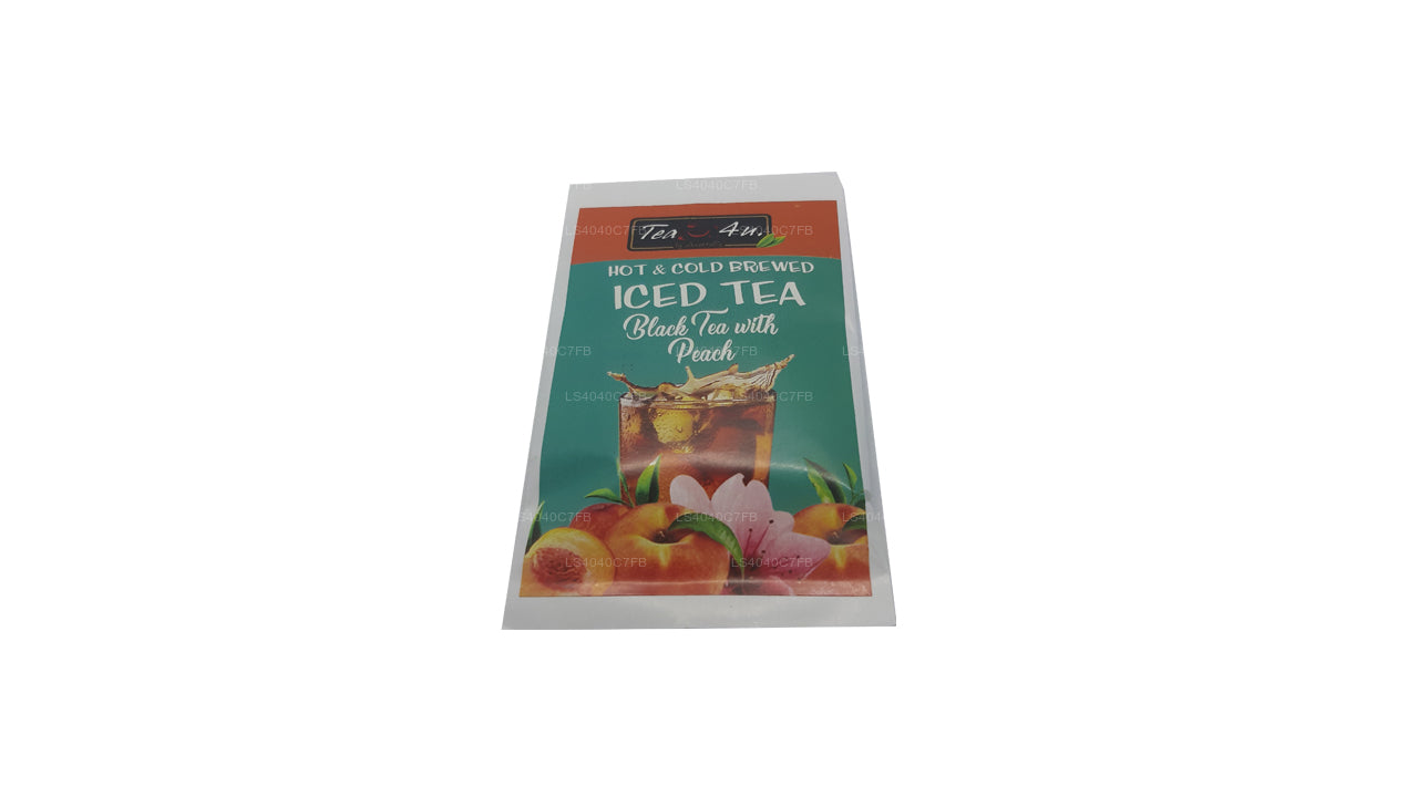 Tea4U アイスティー ピーチ入り紅茶 (10個) ティーバッグ