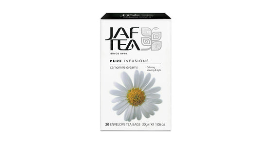 Jaf Tea ピュアインフュージョンコレクションカモミールドリームホイルエンベロープティーバッグ (30g)