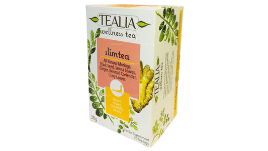 Tealia Wellness Slimtea - エンベロープ ティーバッグ 20 袋 (30g)