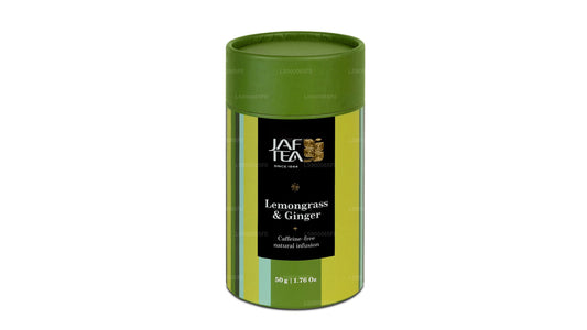 Jaf Tea レモングラスとジンジャー - カフェインフリーのナチュラル インフュージョン (50g)