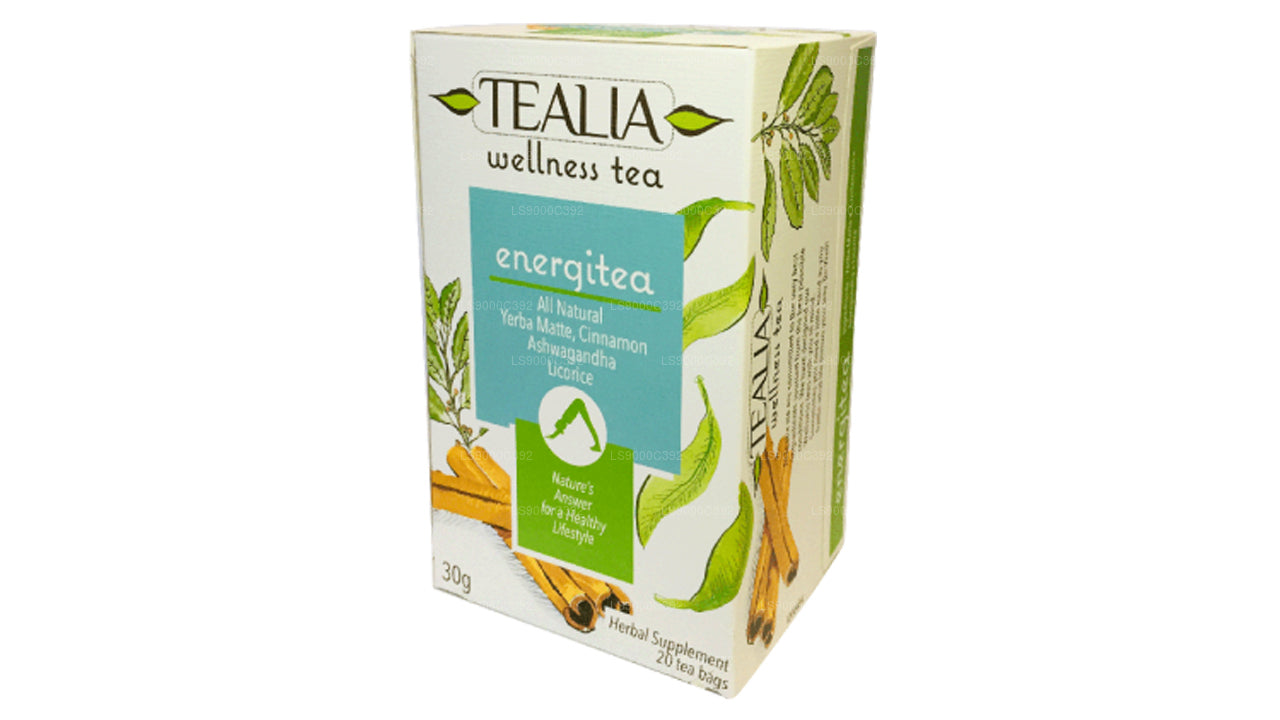 Tealia Wellness Energitea - エンベロープ ティーバッグ 20 袋 (30g)