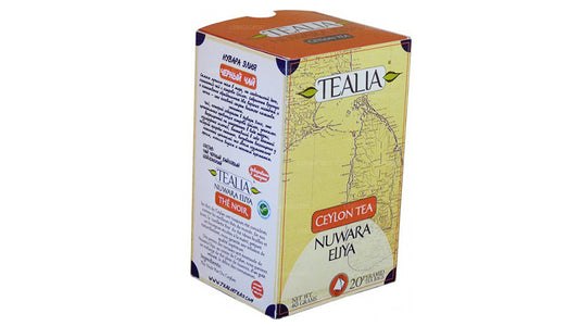 Tealia セイロン地方茶「ヌワラエリヤ」ピラミッド型ティーバッグ(40g)