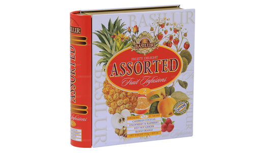 Basilur Tea Book "Fruit Infusions - Fruity Delight" (57.6g) キャディ