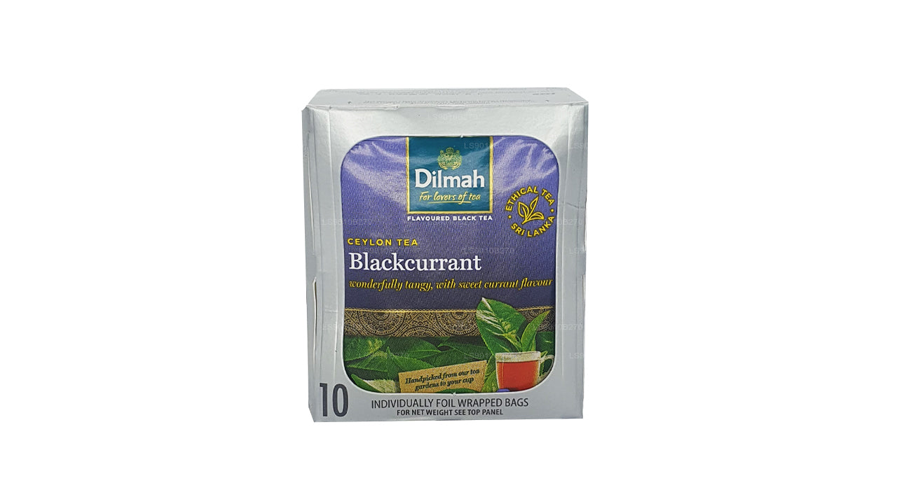 Dilmah ブラックカレントティー (20g) 個別ホイル包装ティーバッグ10個