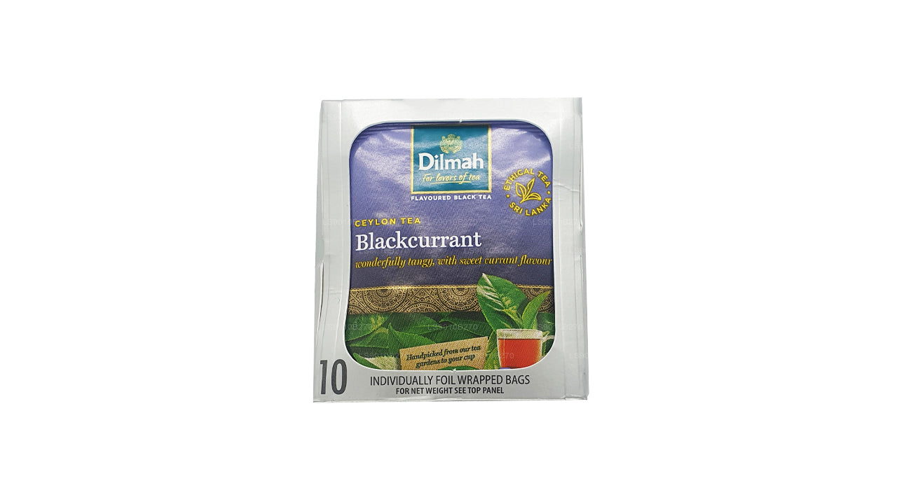 Dilmah ブラックカレントティー (20g) 個別ホイル包装ティーバッグ10個