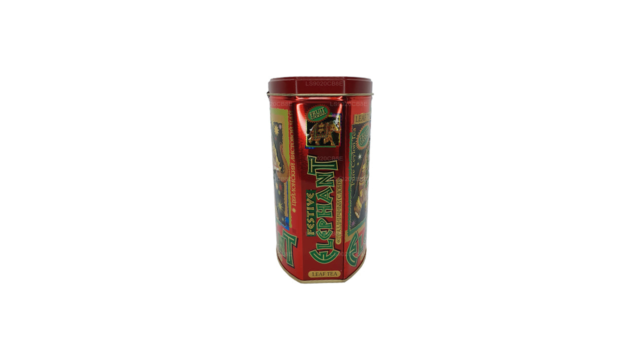 バトラーフェスティブエレファントフルーツカクテル缶キャディー (100g)