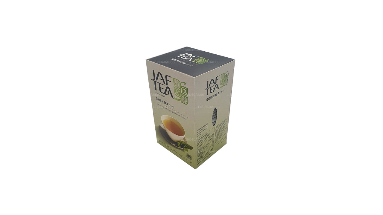 Jaf Tea ピュアグリーンコレクショングリーンティーミントフォイルエンベロープティーバッグ (40g)