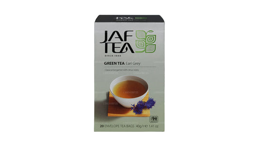Jaf Tea Pure Green Collection 緑茶 アールグレイ 箔包みティーバッグ (40g)